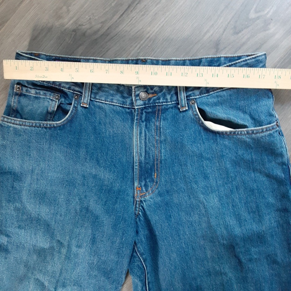 Patagonia Organic Cotton Mens Straight Leg Jeans Blue Medium Wash Size 35x28 - Picture 3 of 11